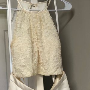 B. Darlin’ 2 piece prom size 9/10